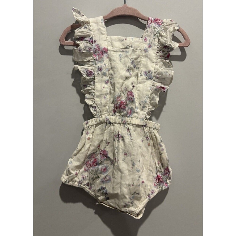 LoveShackFancy Floral Baby Bubble Romper 12-18 mo
